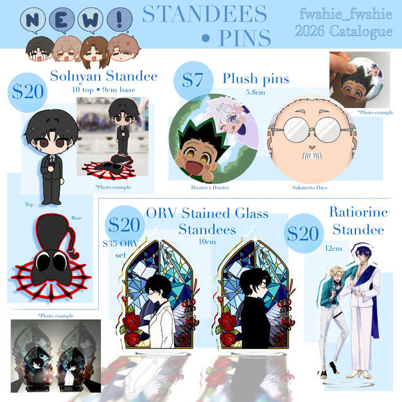 Pins Standees